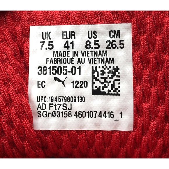 Puma RS-Fast Caliente Taqueria Shoes Sneakers Mens Low Top Orange Red 381505-01 - Picture 10 of 11
